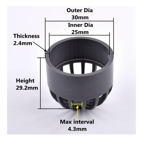 AQUARIUM PVC OUTFLOW 20 25 32 40 50 63 75 90 110mm