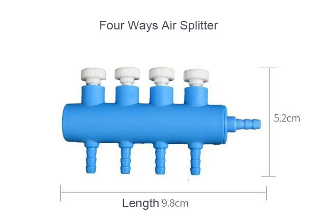 AQUARIUM AIR LINE SPLITTER VALVES 2 3 4 5 6 WAY