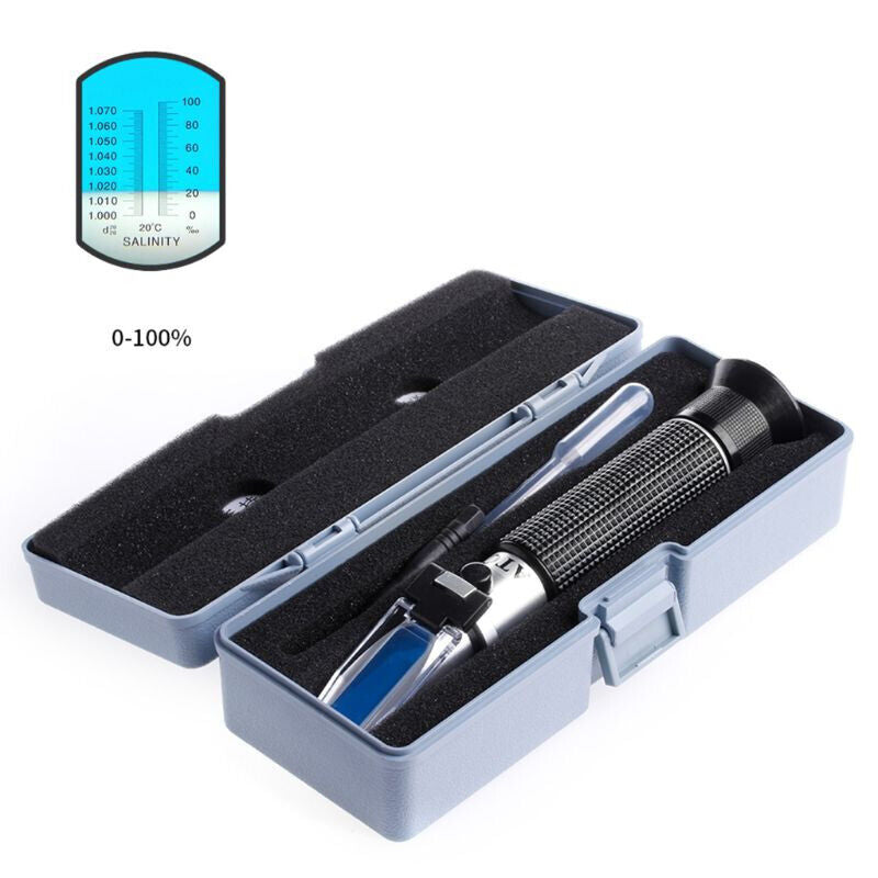 MARINE AQUARIUM SALINITY REFRACTOMETER ATC