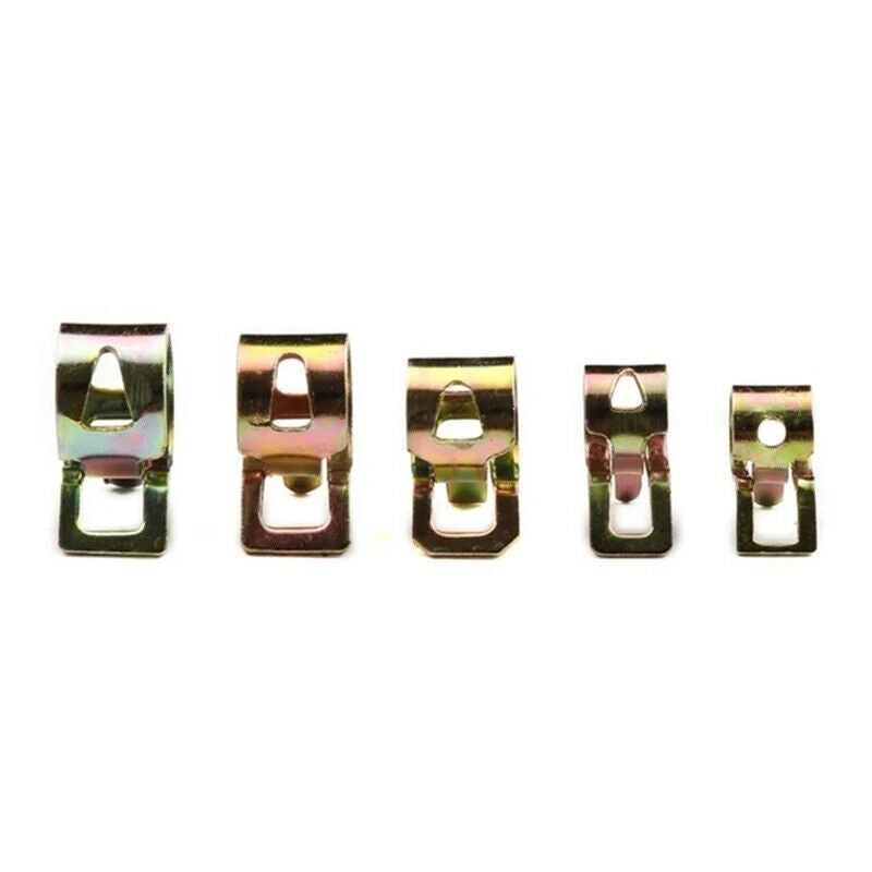 75 x ZINC PLATED SPRING HOSE CLAMPS 6 7 8 9 10mm