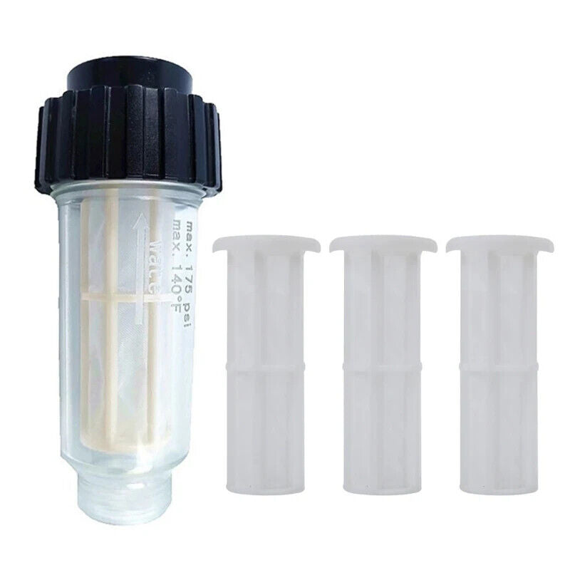 3/4" INLINE WATER STRAINER FILTER & 3 SPARE