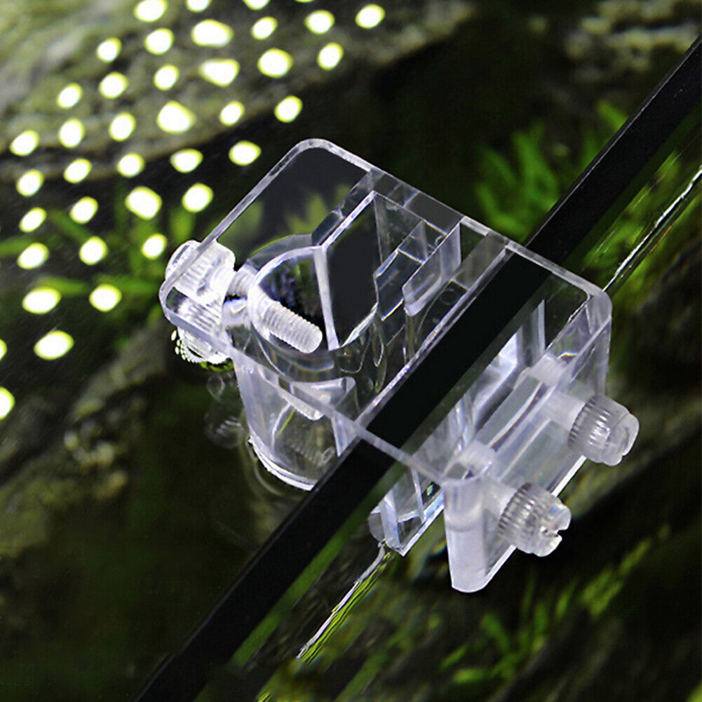 AQUARIUM ACRYLIC PIPE TUBE HOLDER, FISH TANK, UPTO 20mm PIPE