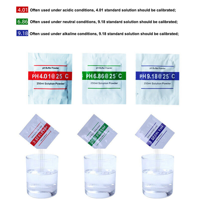 PH CALIBRATION BUFFER POWDER, 4.01 6.86 9.18