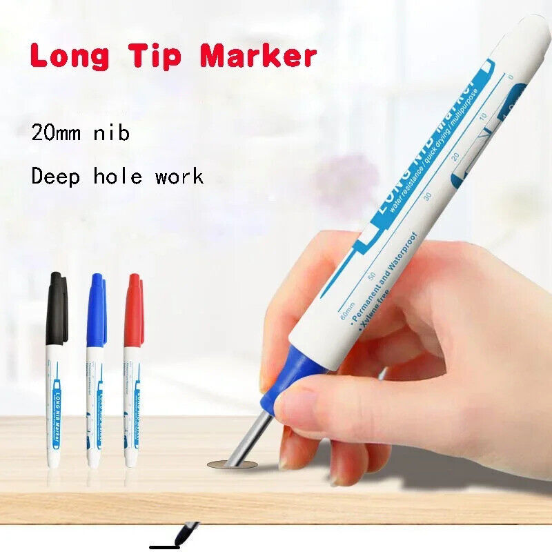 5 x DEEP HOLE MARKER PENS