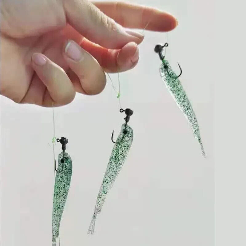 5pcs GREEN CLUSTER LURES