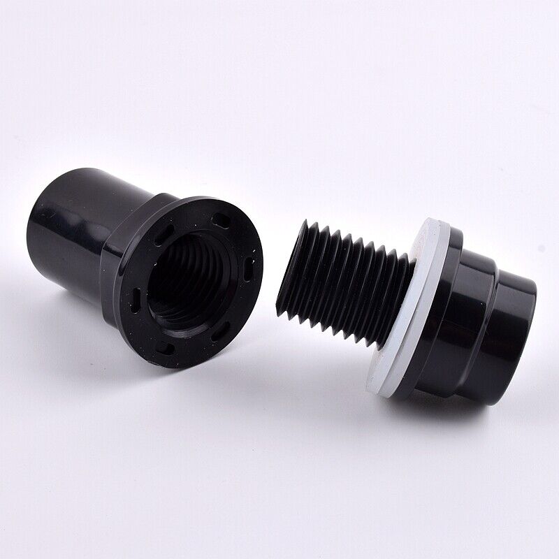 AQUARIUM POND PVC TANK CONNECTOR 20 25 32 40 50mm