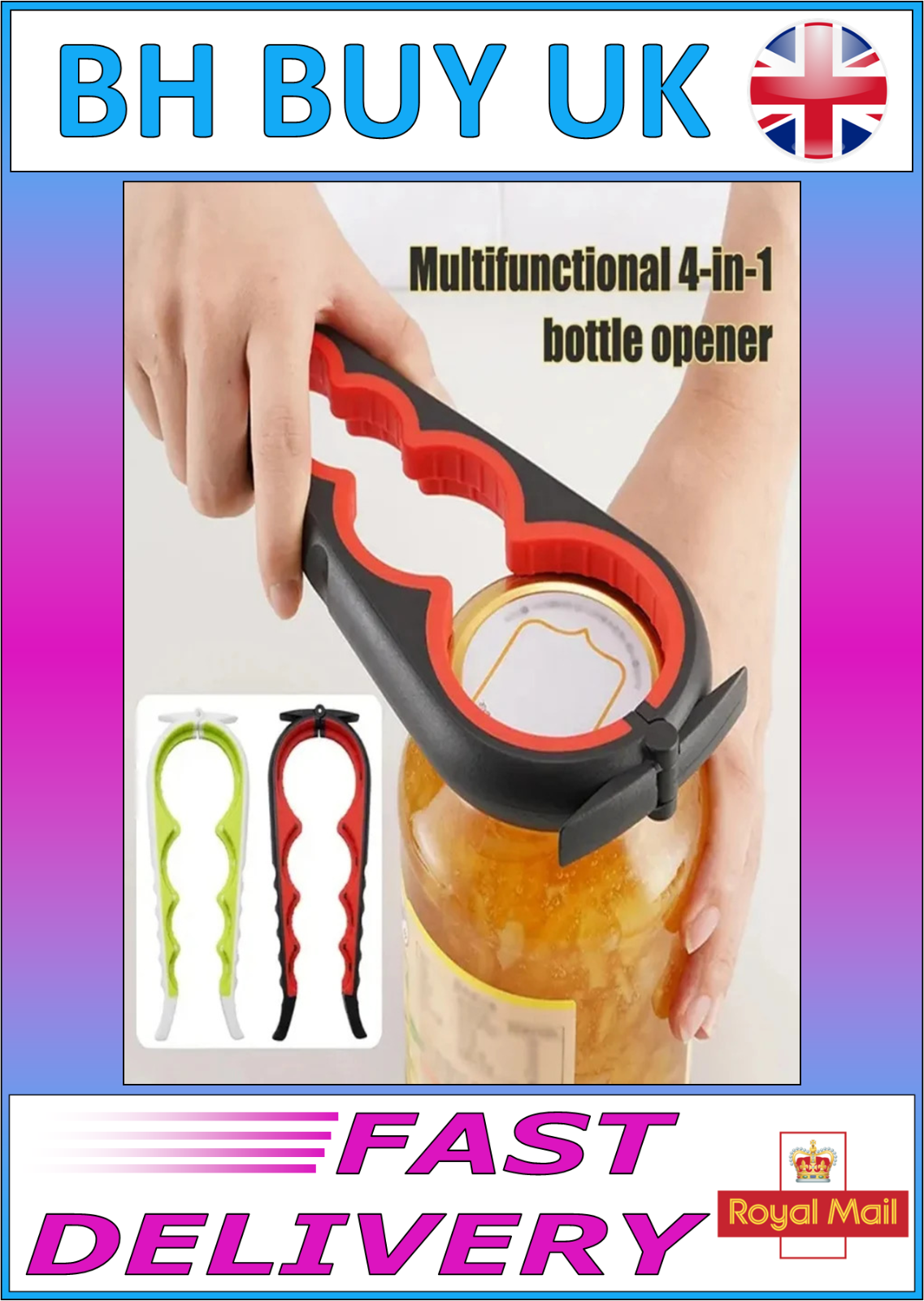 MULTIFUNCTION JAR / BOTTLE / CAN OPENER