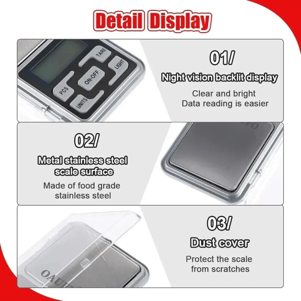 MINI PORTABLE DIGITAL SCALES