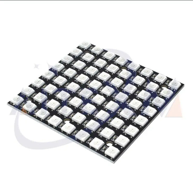 WS2812 LED 5050 RGB 8x8 64 BIT LED MATRIX MODULE