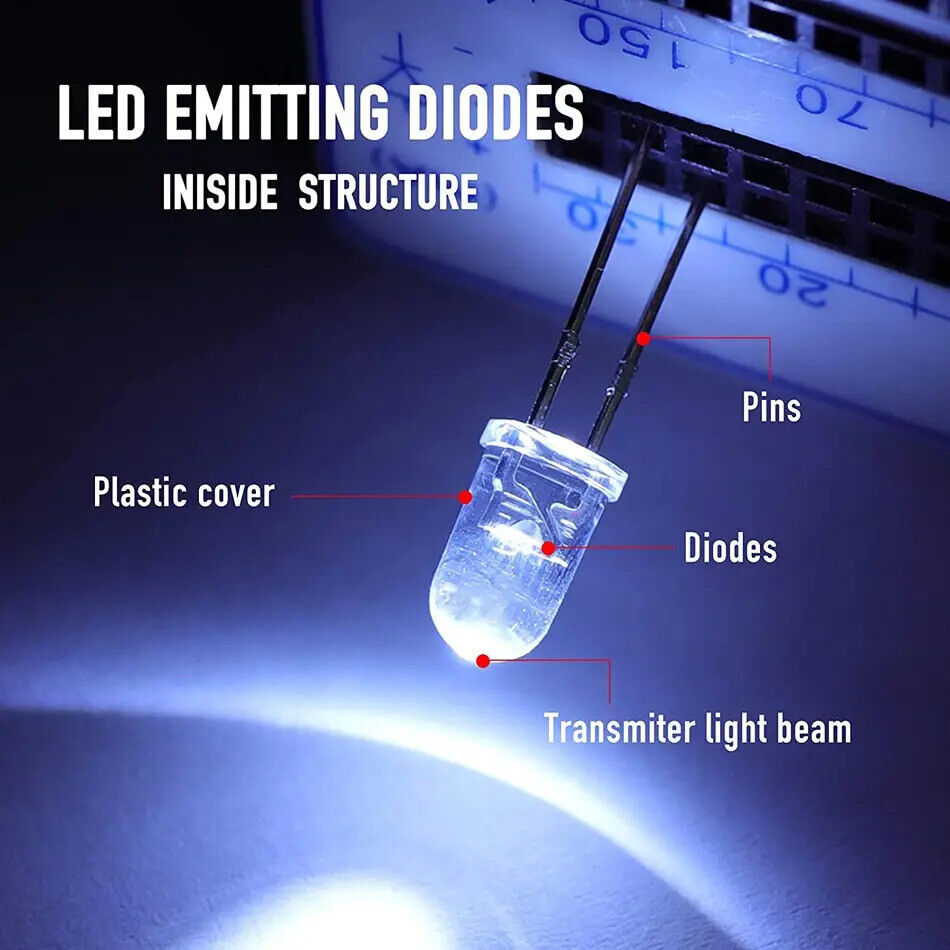 200 x 3mm & 5mm LED DIODE