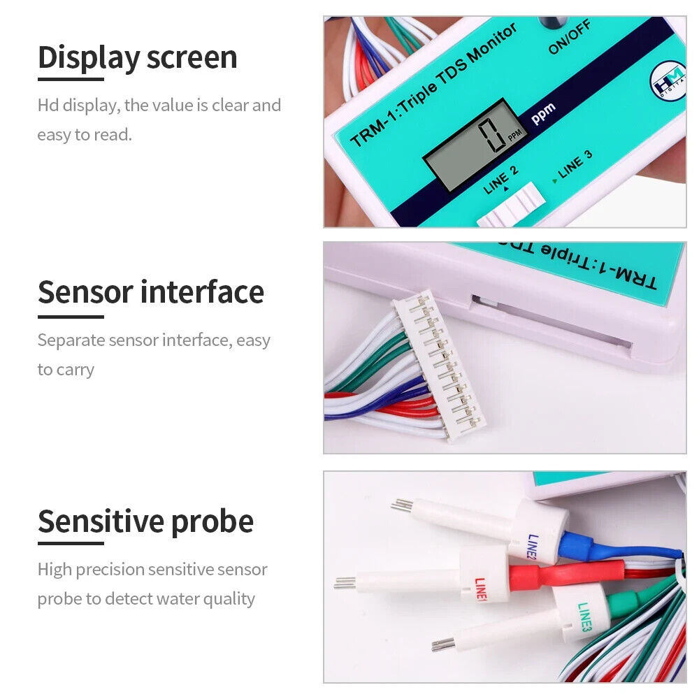 HM DIGITAL TRIPLE TDS METER