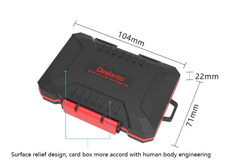 HARD SHELL MEMORY / SIM CARD STORAGE CASE