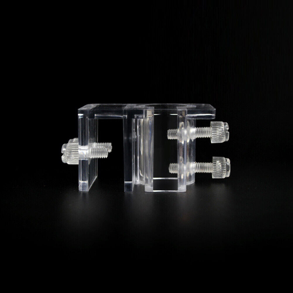 AQUARIUM ACRYLIC PIPE TUBE HOLDER, FISH TANK, UPTO 20mm PIPE