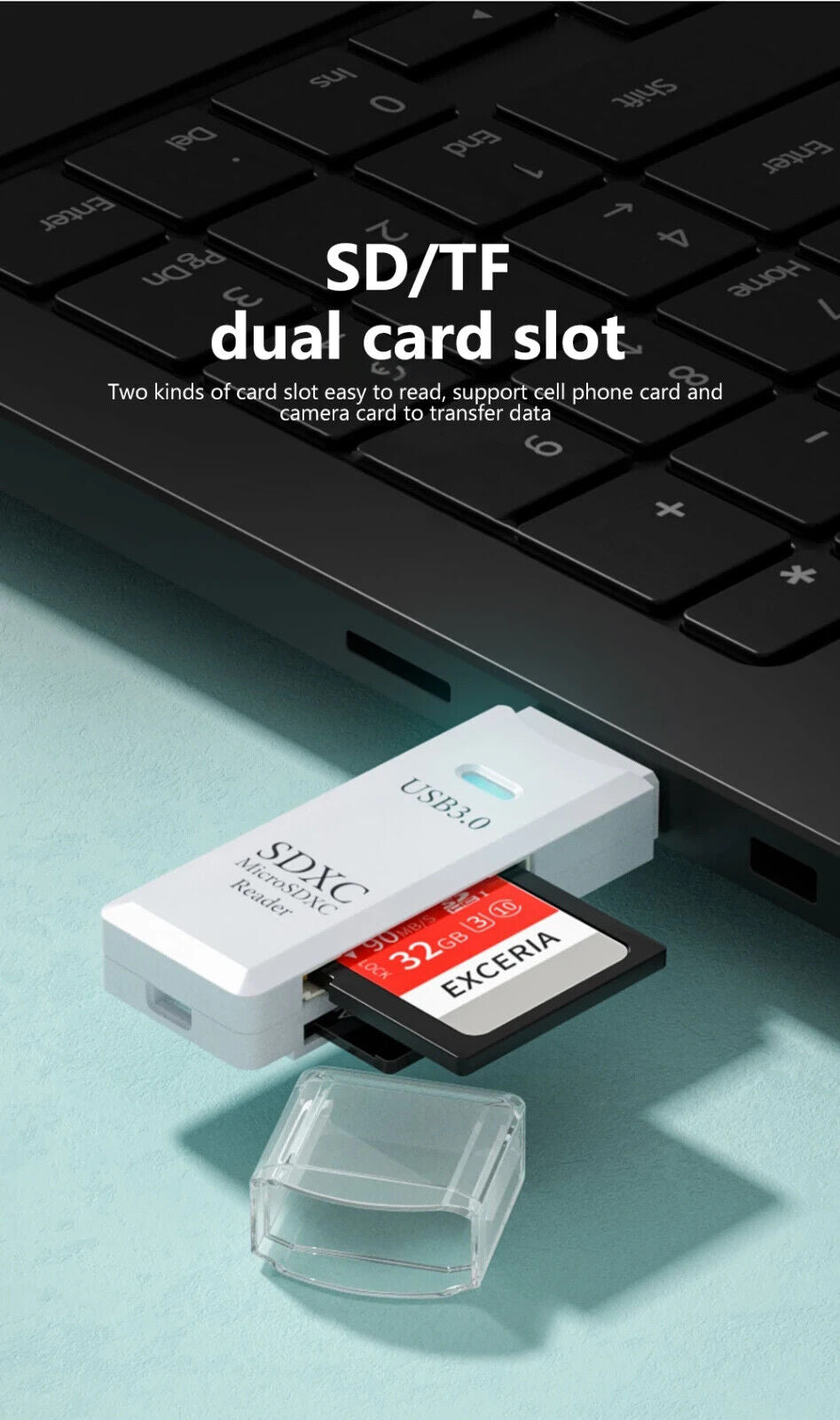 2 IN 1 MEMORY CARD READER