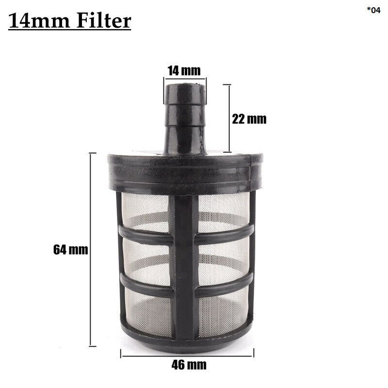 AQUARIUM STAINLESS STEEL FILTER INLET STRAINER 14mm PIPE, FISH TANK, POND, (04)