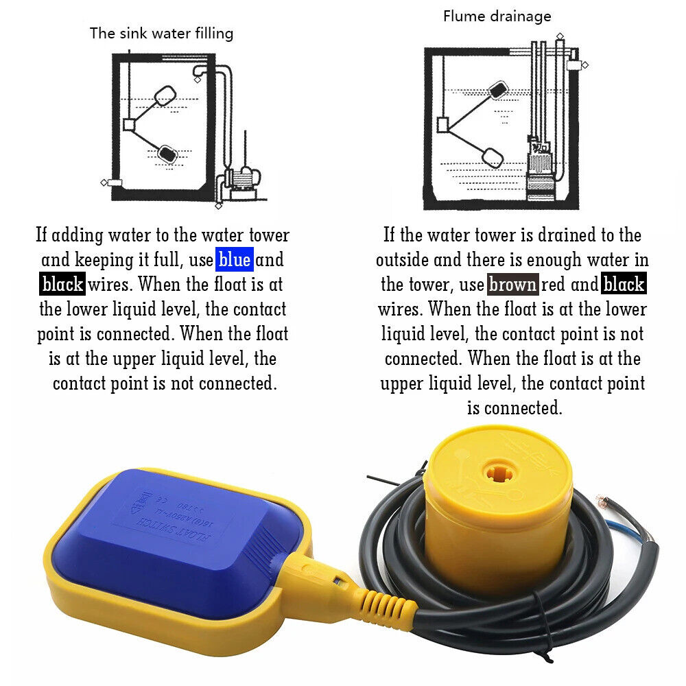 POND PUMP FLOAT SWITCH