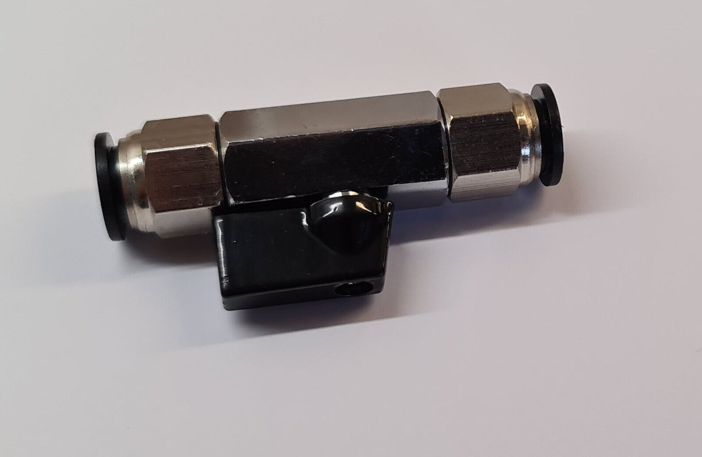 EVOLUTION AQUA 3/8" MINI BALL VALVE, BSP, 12mm PUSH FIT CONNECTOR