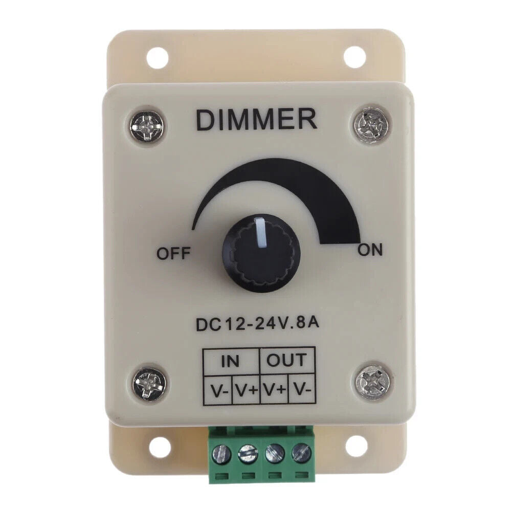 8A LED DIMMER SWITCH 12-24V STEPLESS DIGITAL