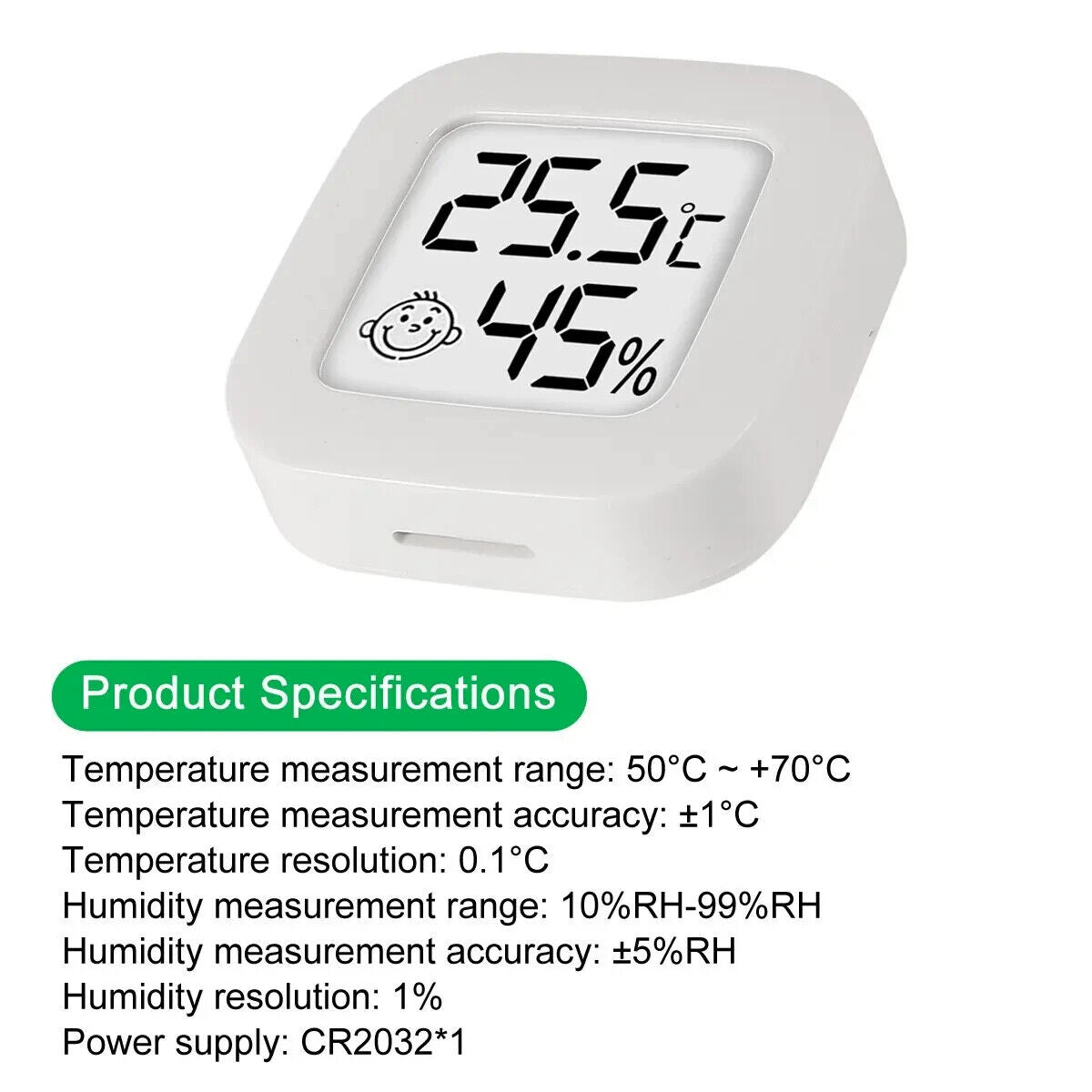 LCD DIGITAL THERMOMETER & HYGROMETER