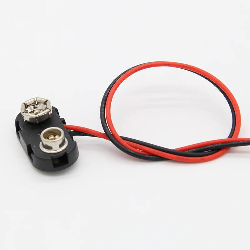 10 x 9V BATTERY SNAP CONNECTOR LEAD