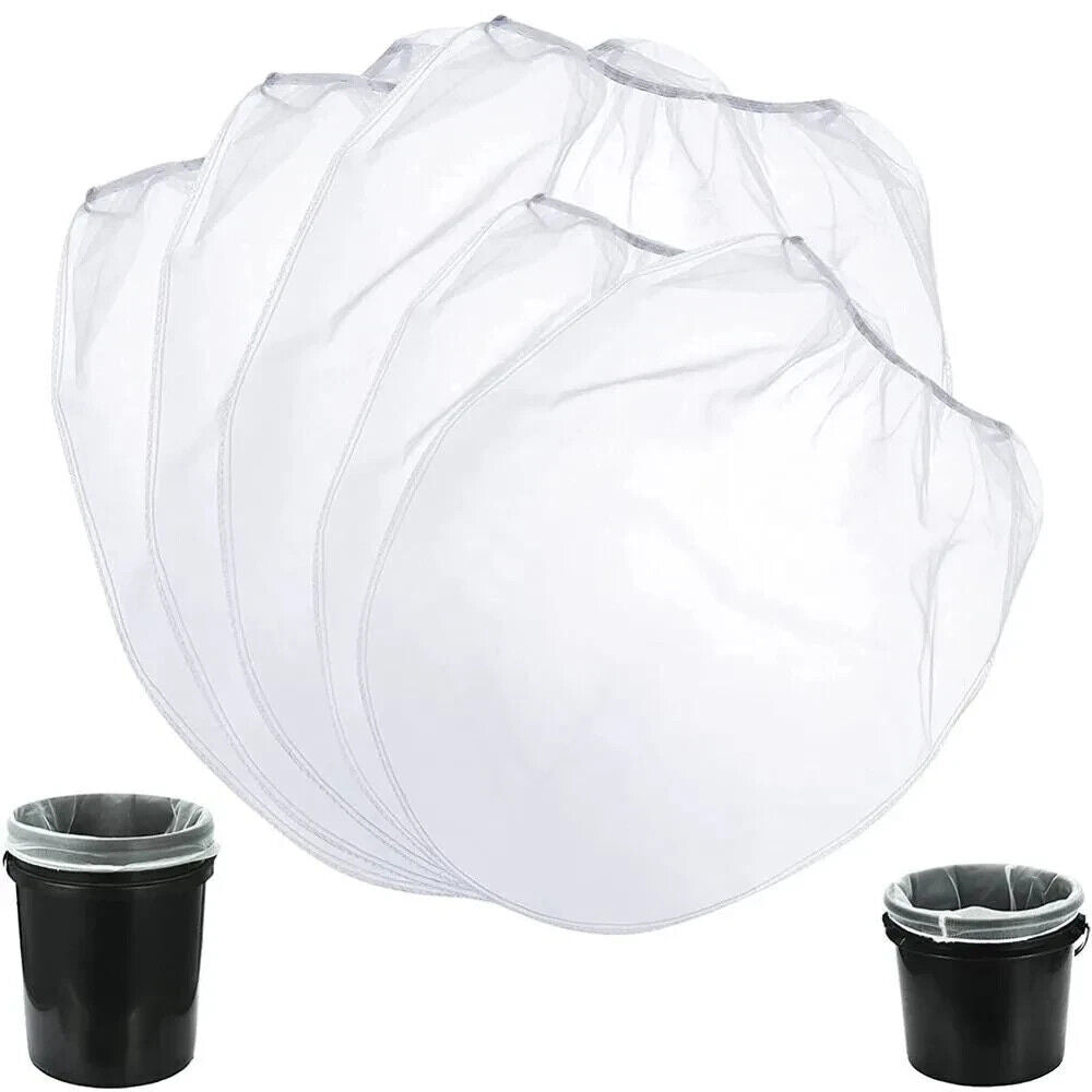 5 x 250 MICRON BUCKET STRAINER BAGS, 1 & 5 GALLON SIZE