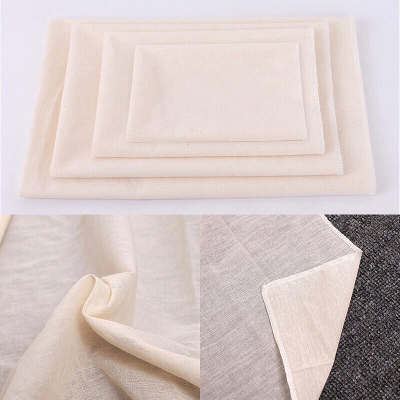 REUSABLE MUSLIN STRAINING SHEET 80x80cm