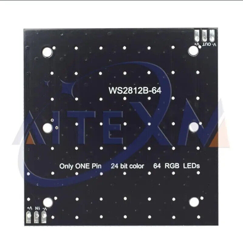 WS2812 LED 5050 RGB 8x8 64 BIT LED MATRIX MODULE