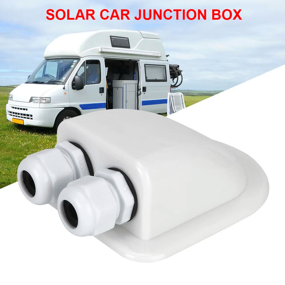 CARAVAN DUAL CABLE ENTRY JUNCTION BOX