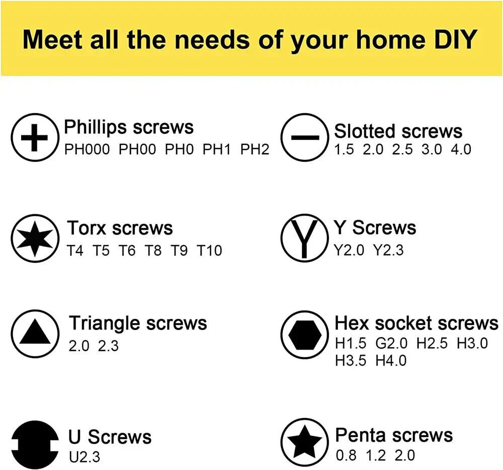 32 IN 1 MINI PRECISION SCREWDRIVER SET