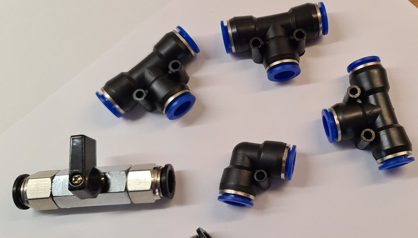 EVOLUTION AQUA 12mm PUSH FIT CONNECTOR SET FOR NEXUS FILTERS