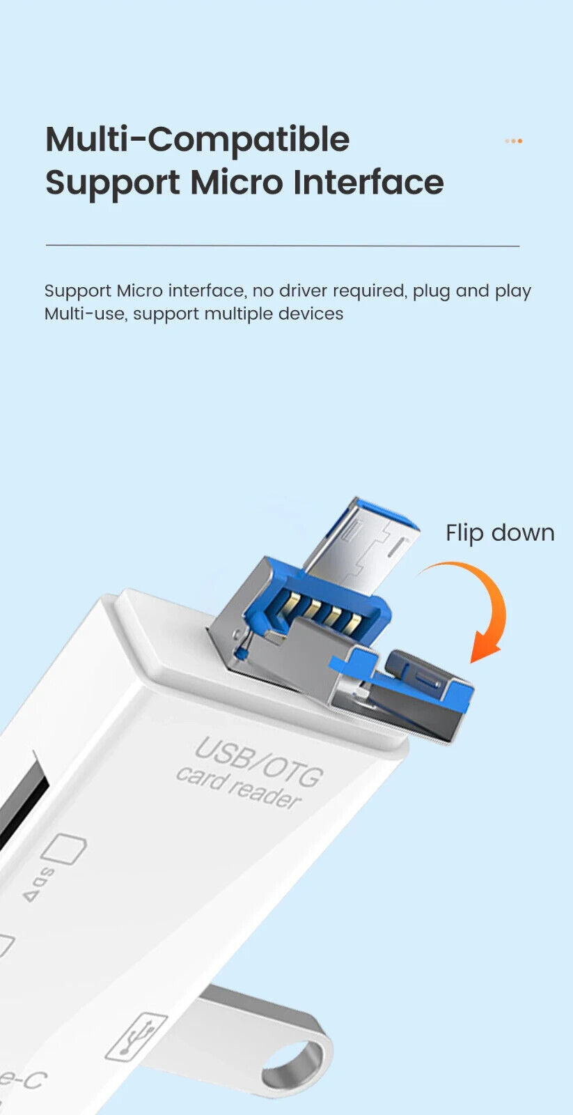 6 IN 1 MEMORY CARD READER