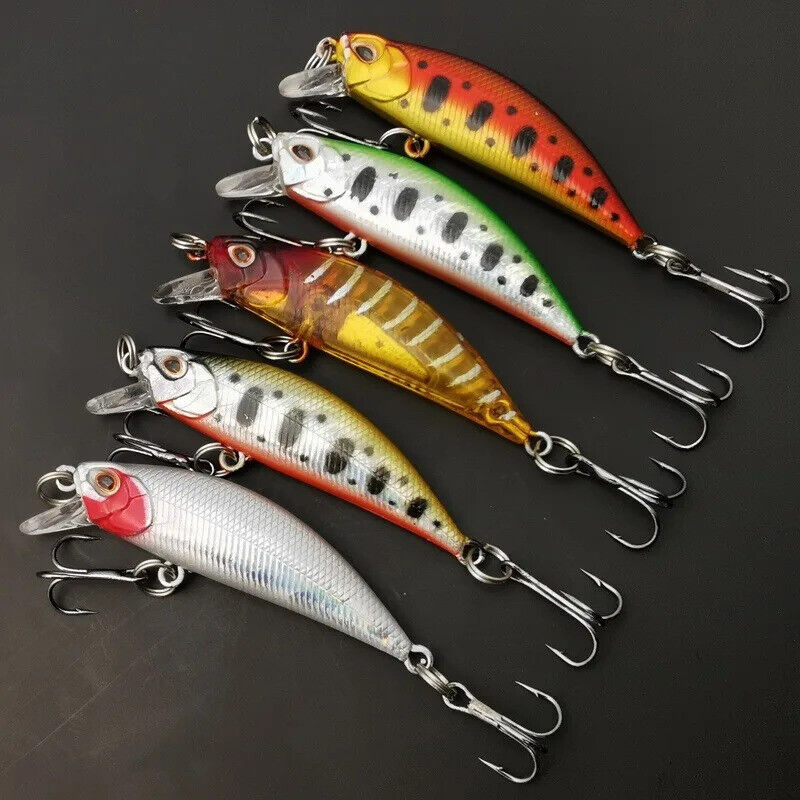 5 x FISHING LURES SET 6cm MINNOW BAIT