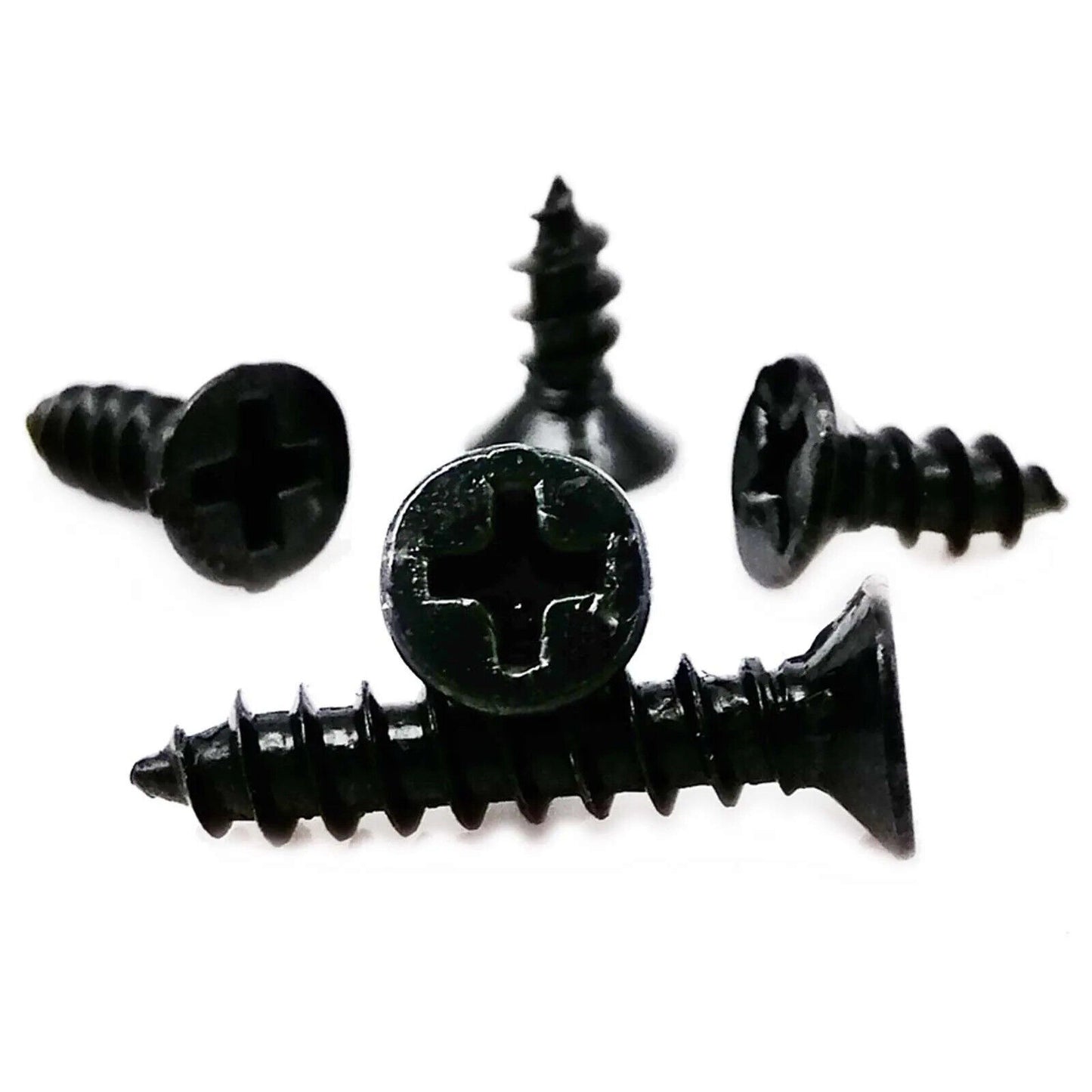 1000 x PHILIPS COUNTERSUNK HEAD SELF TAPPING SCREWS BLACK M1 M1.2 M1.4 M1.7 SET