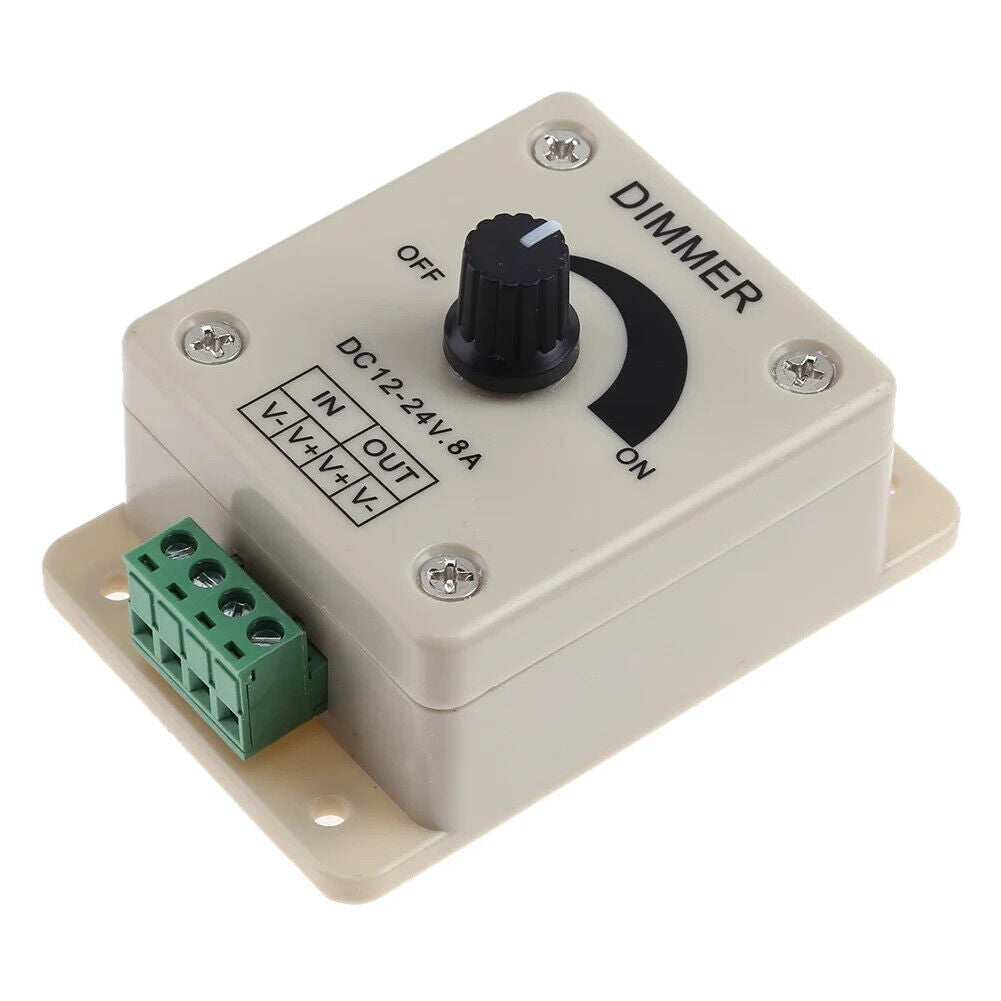 8A LED DIMMER SWITCH 12-24V STEPLESS DIGITAL