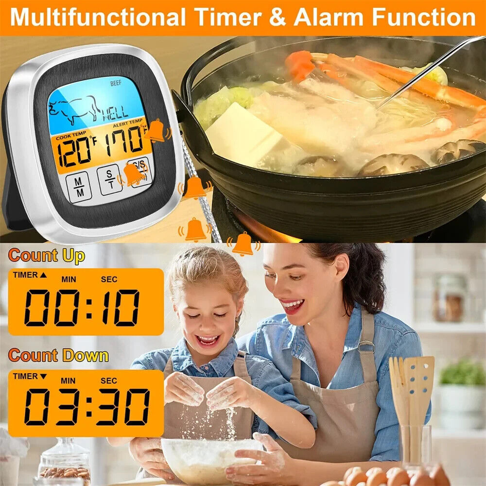 KITCHEN DIGITAL THERMOMETER & PROBE