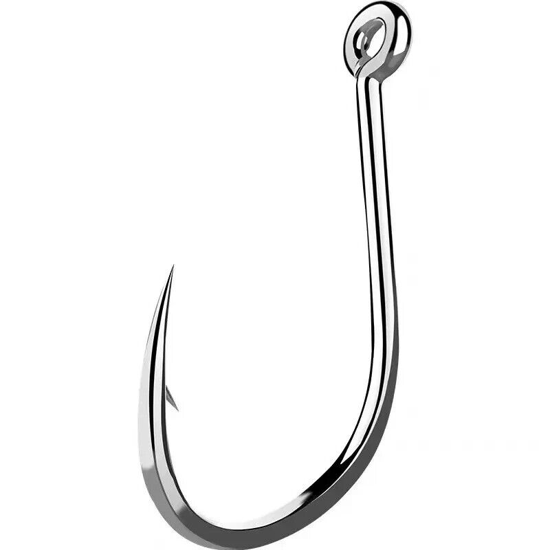 400 x HIGH CARBON STEEL FISHING HOOKS IN BOX