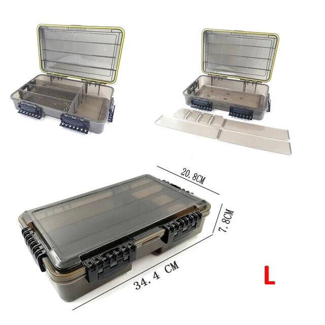 LARGE WATERPROOF FISHING TACKLE BOX