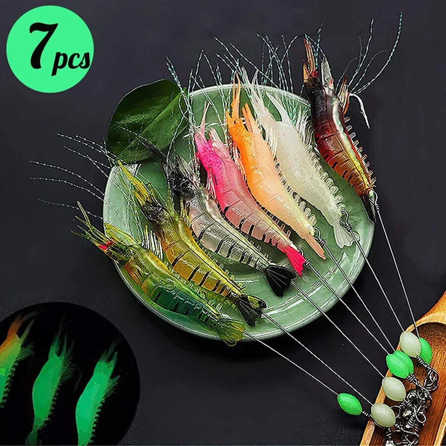 7 x SHRIMP FISHING LURES