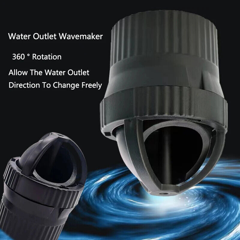 AQUARIUM ROTATIONAL WAVE MAKER OUTFLOW PIPE