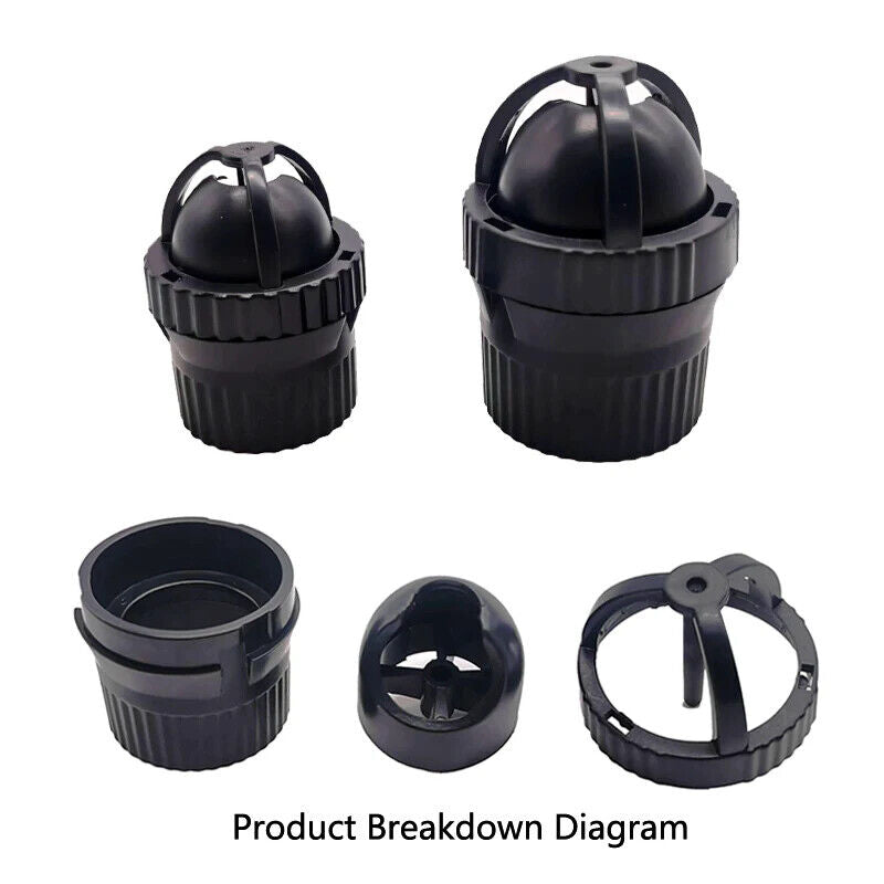 AQUARIUM ROTATIONAL WAVE MAKER OUTFLOW PIPE