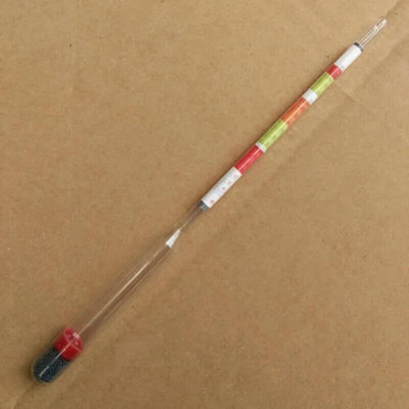 HOMEBREW TRIPLE SCALE GLASS HYDROMETER