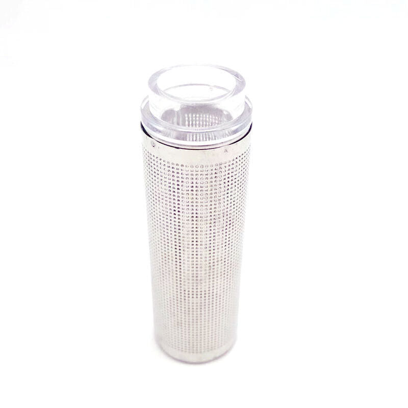 AQUARIUM INLET STRAINER STAINLESS STEEL & ACRYLIC FOR 12mm OR 16mm PIPE