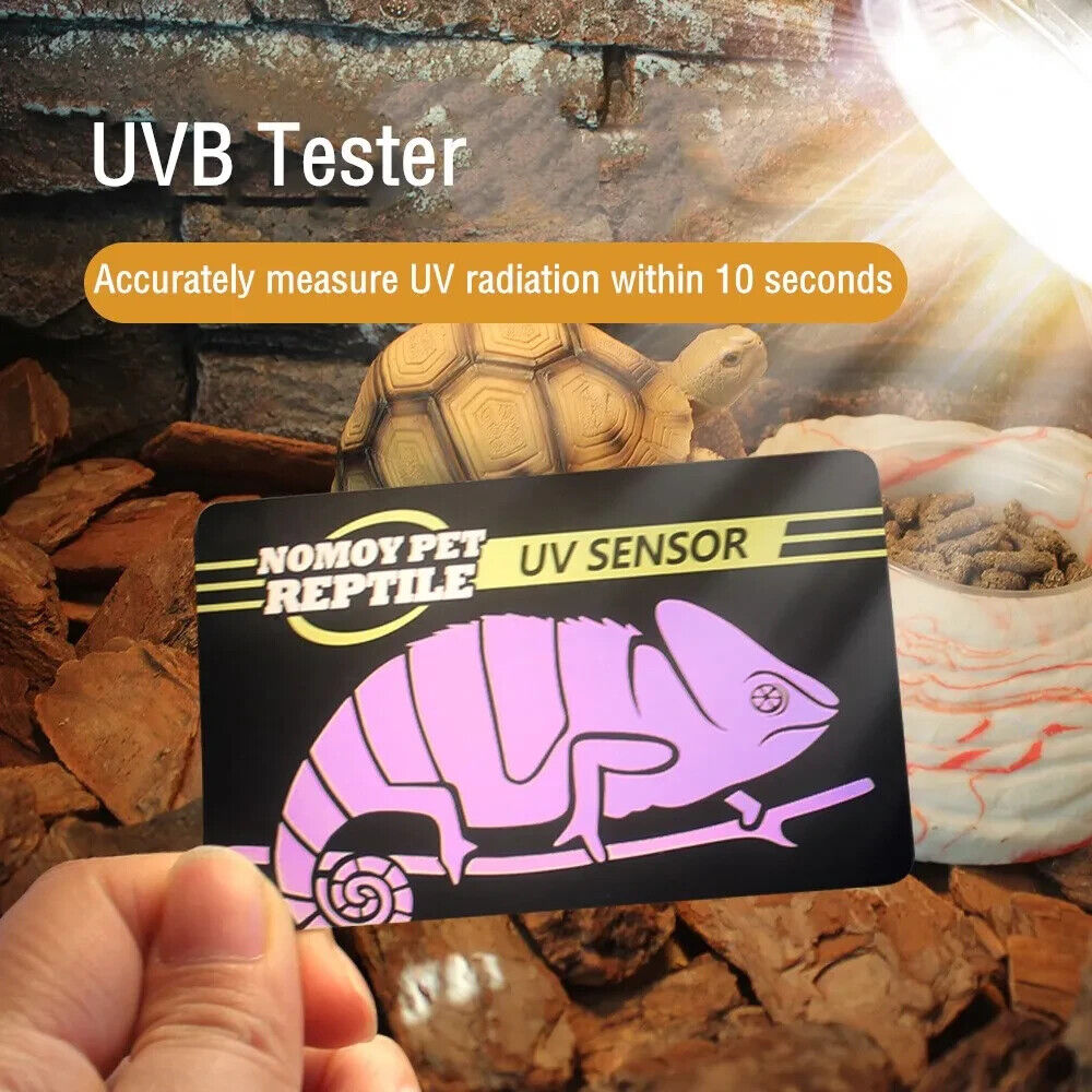 REPTILE UVB BULB TEST CARD