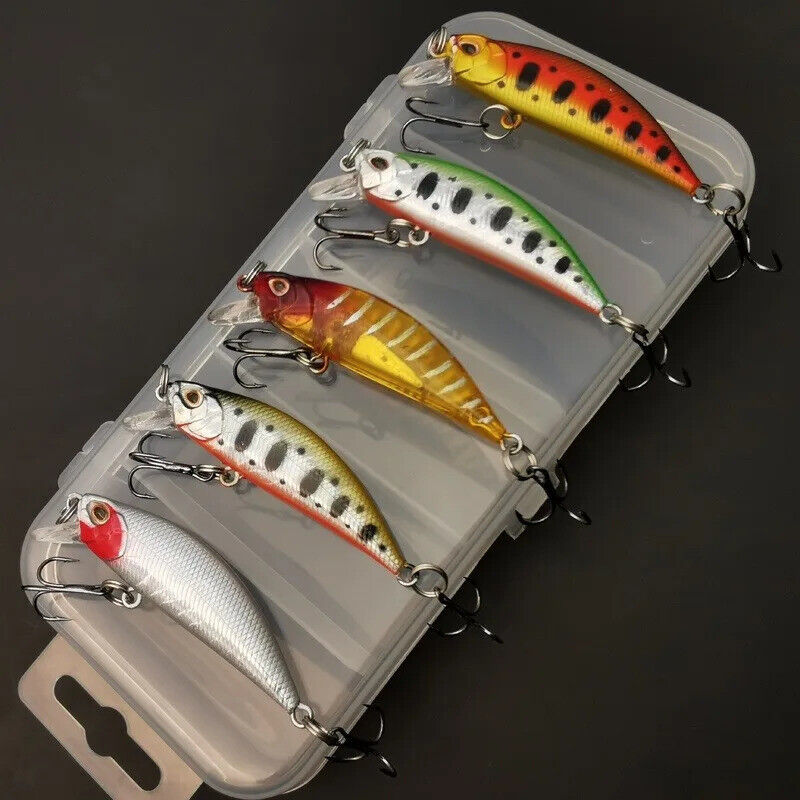 5 x FISHING LURES SET 6cm MINNOW BAIT