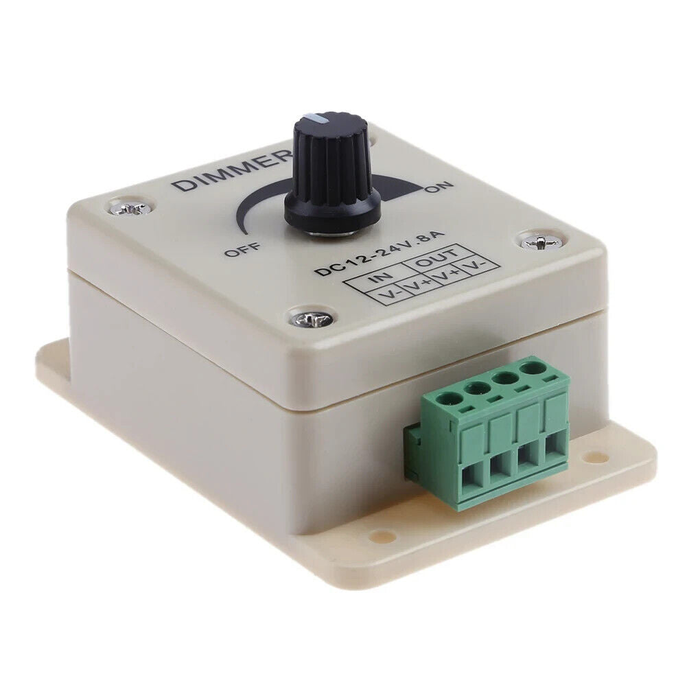 8A LED DIMMER SWITCH 12-24V STEPLESS DIGITAL