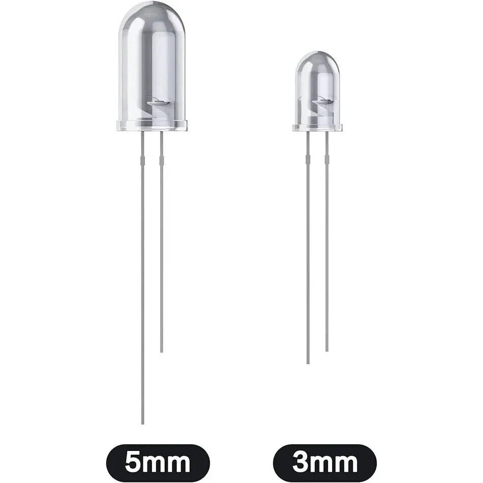 200 x 3mm & 5mm LED DIODE