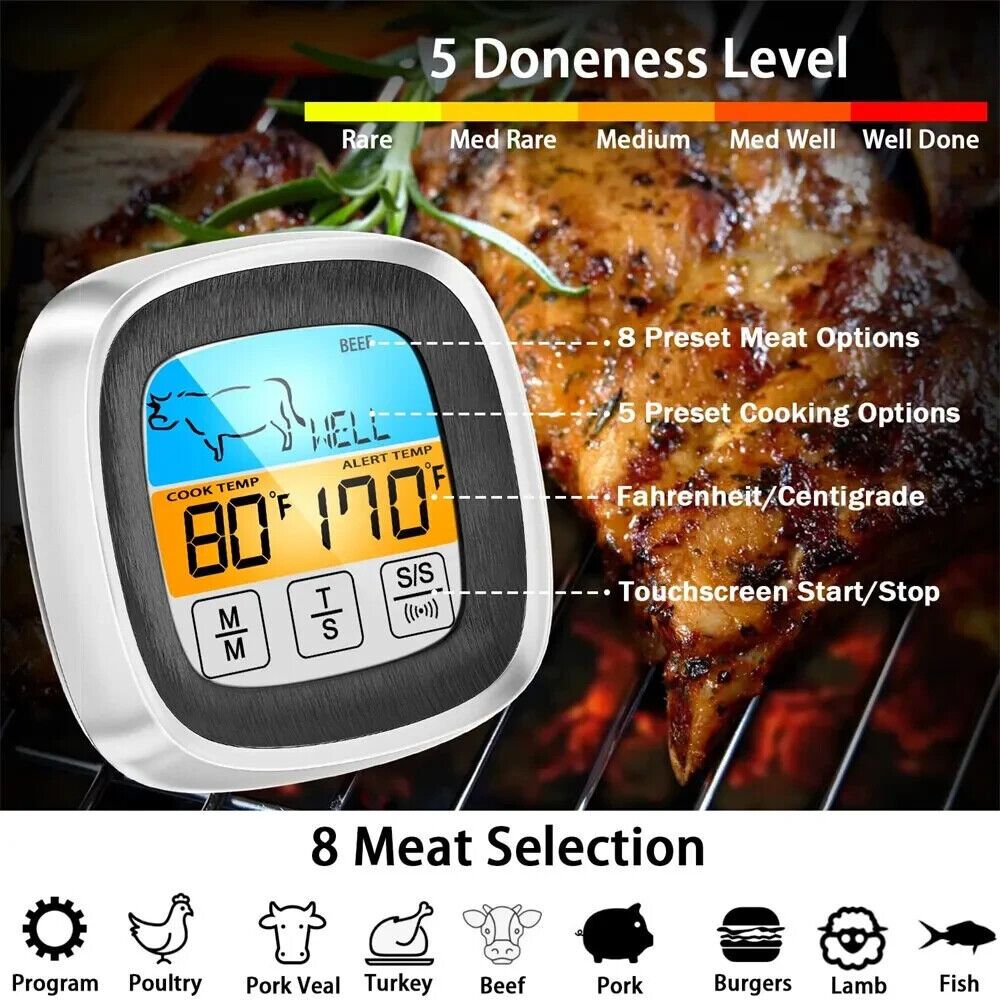 KITCHEN DIGITAL THERMOMETER & PROBE