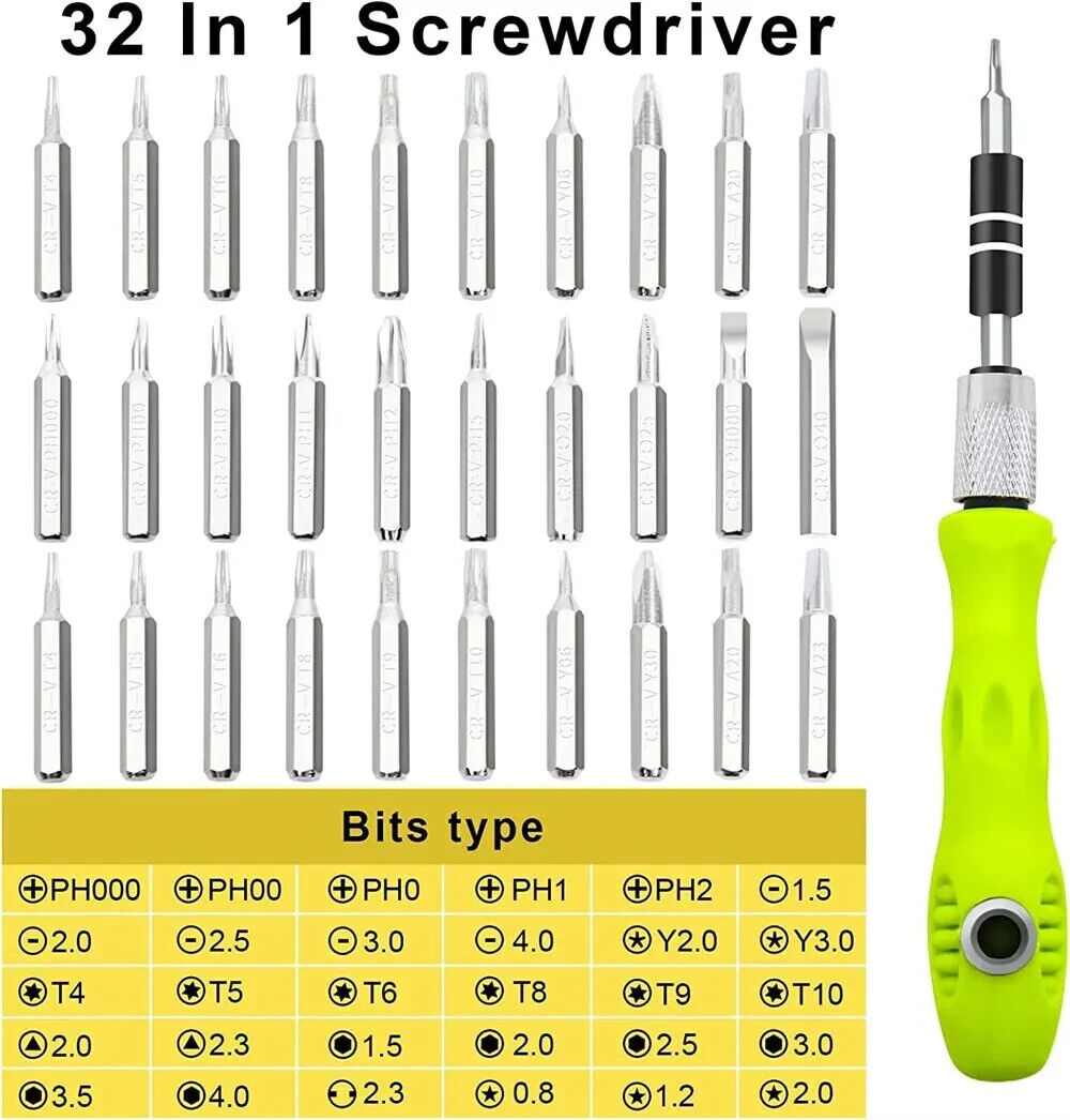 32 IN 1 MINI PRECISION SCREWDRIVER SET