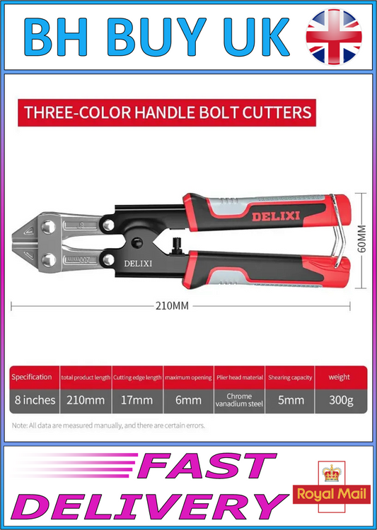 210mm BOLT CUTTERS, BAR CUTTING