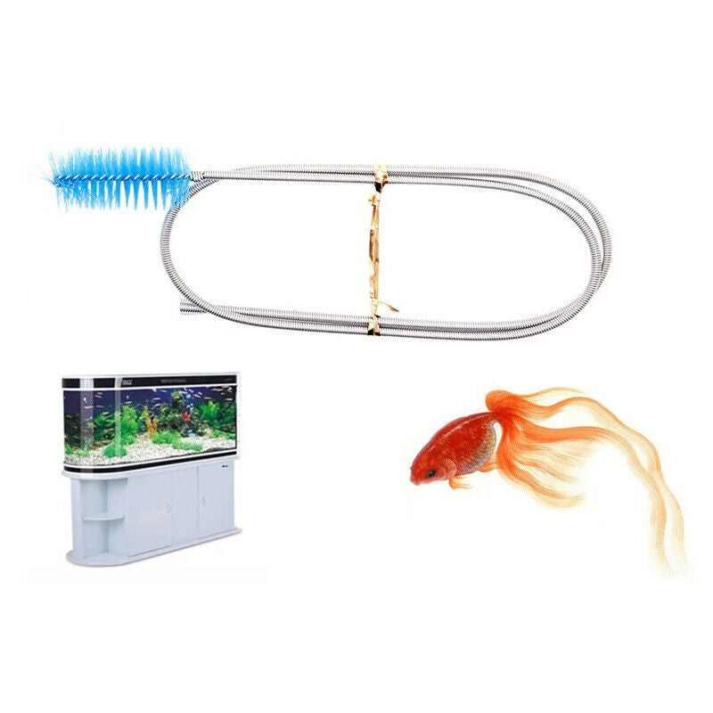 AQUARIUM FLEXIBLE PIPE CLEANING BRUSH 60cm LONG